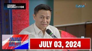 Unang Balita sa Unang Hirit JULY 3 2024 HD