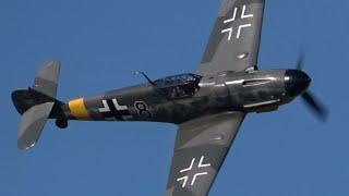 4Kᵁᴴᴰ Messerschmitt Bf 109 G-6 Schwarze 8 Display - Original DB605 REAL LUFTWAFFE SOUND 