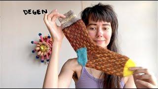 DEGEN VINTAGE TAXI SOCKS TRY ON