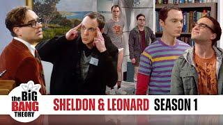Iconic Sheldon and Leonard Moments Season 1  The Big Bang Theory