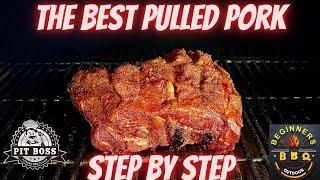 Pit boss pulled pork  how to make smoke pulled pork on pellet grill