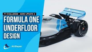 Formula One Aerodynamics Challenge - Part 2 side pods underfloor fences and more