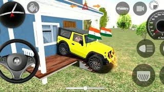 Dollar Song Modified  Mahindra Black Thar  Indian Car Simulator 3D  Android Gameplay 