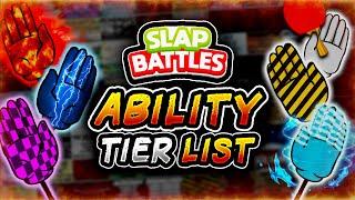 Ranking EVERY ABILITY in Slap Battles  - Roblox