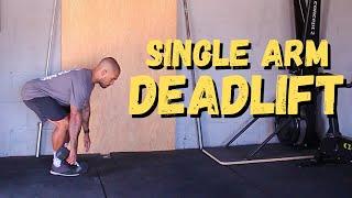 Movement Demo  Single Arm Deadlift With Dumbbell