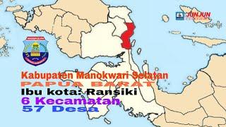 Kabupaten Manokwari Selatan Papua Barat 6 Kecamatan 57 Desa