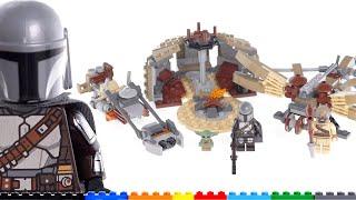Cheaper Grogu & Beskar Mando LEGO Star Wars Trouble on Tatooine review 75299