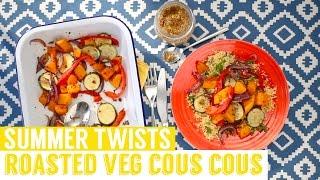 Roasted vegetable couscous with a mustard twist