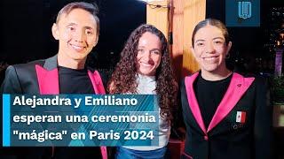 Alejandra Orozco y Emiliano Hernández esperan una ceremonia mágica en Paris 2024