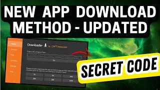 New App Download Method Firestick UPDATED STORE JULY 2024