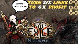 3.24 - Path of exile -  How to make and sell six links for easy Profit