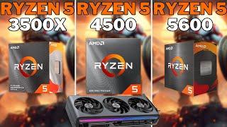 Ryzen 5 3500X vs Ryzen 5 4500 vs Ryzen 5 5600 - Teste benchmark