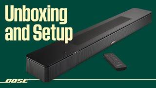 Bose Soundbar 550 – Unboxing and Setup