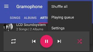 Gramophone Material Music Player Beta