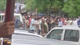 Clash Erupts Between BJYM and Congress Workers in Ahmedabad During Protest  News9