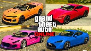 TOP 5 FASTEST CARS IN GTA 5 ONLINE 2024