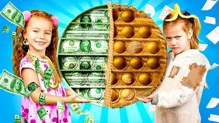 Rich Sister VS Poor Sister  Best Pranks & Funny Situations By Crafty Panda Go