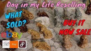 Savvy Selling Making Money Thrifted Finds  Buy It Now Sale  Full-time Reseller Vlog #wadewhimsies