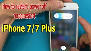 How to restart power off force restart iPhone 77 Plus