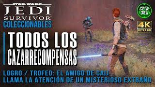 Star Wars Jedi Survivor  Guía de TODOS los Cazarrecompensas Logro  Trofeo El amigo de Caij