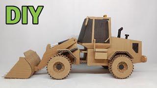 JCB Loader At Home  How To Make JCB Loader With Cardboard - DIY JCB Loader