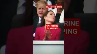 CATHERINE CLAPPING#britishroyalfamily #PRINCELOUIS #princessanne #CHARLOTTE #shortsviral #SHORTS