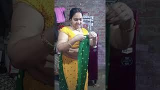 Mujhe dekhane Wale AA rahe hai  saree wear @Cutecouplsevlog  #sareewearing