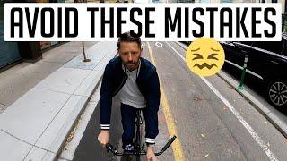 Eight mistakes new bike commuters make that can be easily avoided
