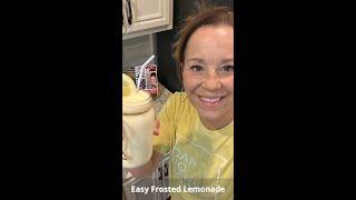 Easy Frosted Lemonade  Better than Chick Fil A frosted lemonade dessert