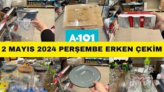 ERKEN ÇEKİM  A101 2 MAYIS 2024  A101 BU PERŞEMBE YEPYENİ GELEN ŞAHANE ÜRÜNLER KAÇIRMAYIN 