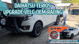 DAIHATSU TERIOS GANTI VELG DARI YANG LOKAL KE YANG OEM RASA RACING @PmbWheels