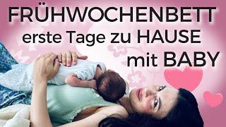 Wochenbett Erste Tage nach Geburt zu Hause mit Baby Stillen Nabel Rückbildung  5. Wunder