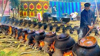 Katwa Gosht Recipe  Pakistans Largest Wedding Food Preparation For 4000 People  Village Food