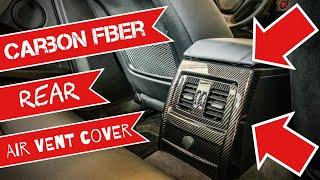 How To Install CARBON FIBER REAR AIR VENT COVER - BMW F30  F32