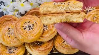 Afghan Famous Cookies Kolche Tandoori کلچه تندوری متفاوت و خوشمزه کامل مثل که در تنور پخته شده باشد