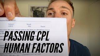 How I passed the CPL Human Factors exam