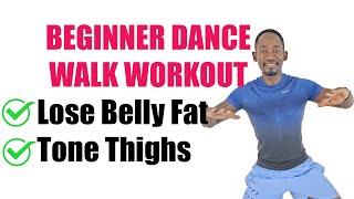 30-Minute DANCE WALK WORKOUT For A Flat Belly for Beginners 250 Calories