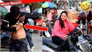 Dudu Prank on Girlswith small baby  Unbelievable Reactions  Saurabh singh