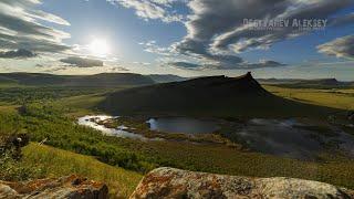 Timelapse  Mount Chest. Khakassia