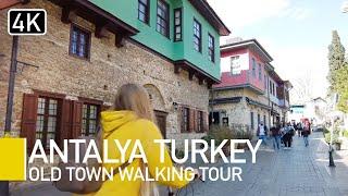 Antalya Turkey 2024  Old Town Walking Tour - 4K UHD FULL VIDEO #tour #walkingtour #blog #beach