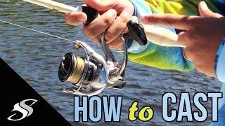 How to Cast a Spinning ReelRod - For Beginners