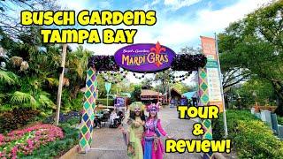 Busch Gardens Tampa Bay Mardi Gras 2024 Tour & Review