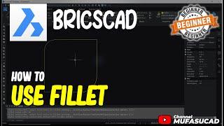 How To Use Fillet In BricsCAD