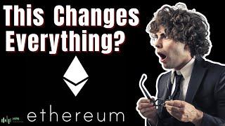 Ethereum Price Prediction - This Changes Everything - ETH Crypto New Price Target