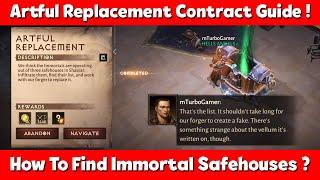 Diablo Immortal Artful Replacement Contract Investigate Immortal Safehouses In Shassar