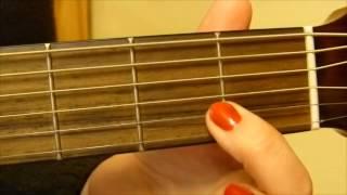 Die ersten 5 Akkorde auf Gitarre - Anfänger tutorial - einfach erklärt CGFEA-Dur