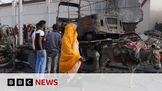 Several killed in car bomb explosion at Mogadishu cafe during Euro 2024 final  BBC News