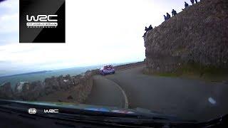 WRC - Wales Rally 2018 ONBOARD Evans in Great Orme 