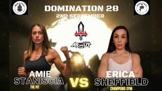 Amie Staniscia Vs Erica Sheffield - Domination Muay Thai 28