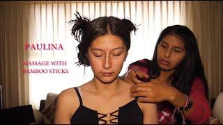 PAULINA WHISPER ASMR MASSAGE  de-stress relax and fall asleep Head Belly massage